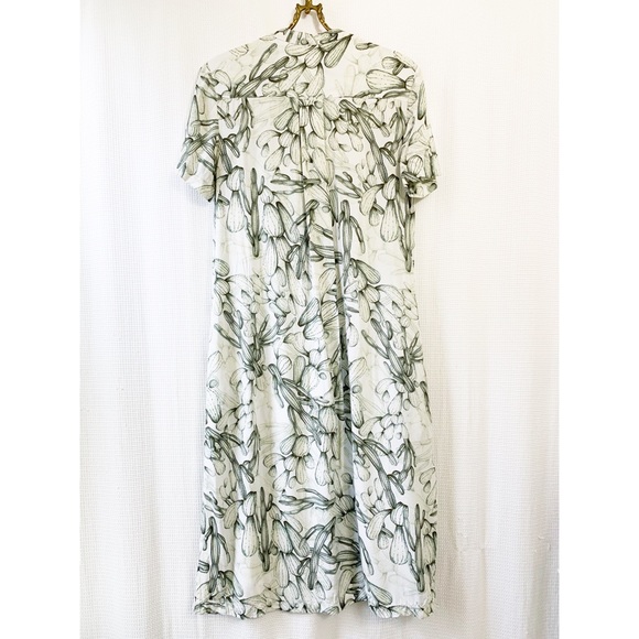 🌸2/30 Cactus pattern button down shirt dress - Picture 2 of 2